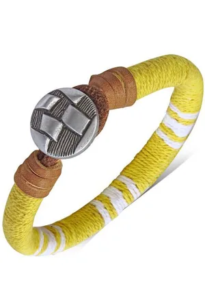 Amanto Farel Yellow - Leer - Touw - 8mm - 20cm
