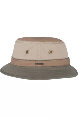 Hatland UV Bucket hoed voor heren - Yelmer - Beige - maat S (55CM)