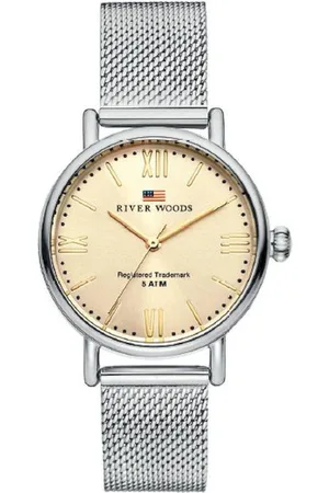 River Woods Wisconsin RW340035 Horloge - Staal - Zilverkleurig - ?? 34 mm