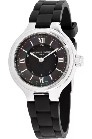 Frederique Constant Horological Smartwatch FC-281GH3ER6 Horloge - Rubber - Zwart - Ø 34 mm