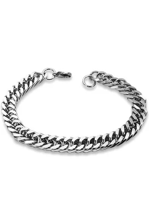Amanto Armband Djodie - 316L Staal - Schakel - 10mm - 20cm