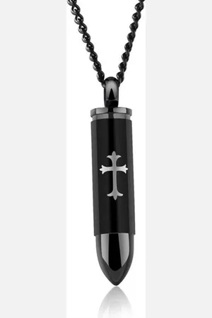 Mendes Heren ketting - Kettinghanger - - Bullet - Kruis - Edelstaal