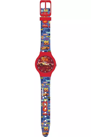 Disney Horloges - Horloge Cars Junior 22,5 X 3,5 Cm Rood/blauw