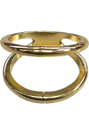 Fako Bijoux® Sjaalklem - Sjaal Klem - Sjaal Ring - Dubbele Ring - Classic - 24x18x20mm
