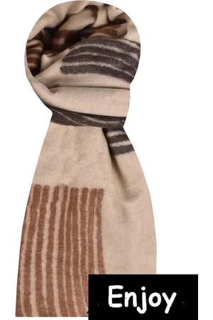 Enjoy Sjaal-natuurlijke materialen -beige -langwerpig -warme -niet te dikke sjaal .