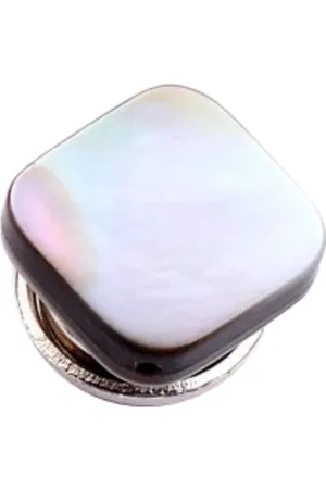 Fako Bijoux® Magneet Broche Mini - Magneetbroche - Schelp Vierkant - Magnetische Broche - Hoofddoek Magneet - Sjaal - Hijab - Abaya - 12x12mm