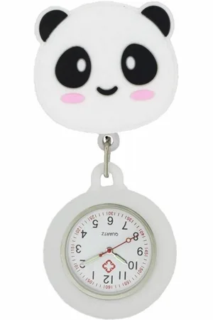 Fako Bijoux® Verpleegstershorloge - Zusterhorloge - Verpleegster Horloge - 3D Roller - Panda
