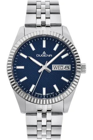 DUGENA Heren-Uren Analoog Quarz One Size Blauw 32020971