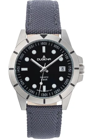 DUGENA Jungen-Uren Analoog Quarz One Size Zilver Grijs 32019402