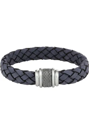 Cataleya Jewels Armband leer en staal