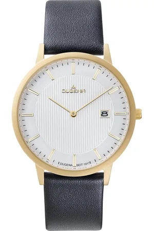 DUGENA Herenhorloges quartz analoog One Size Goud 32019400