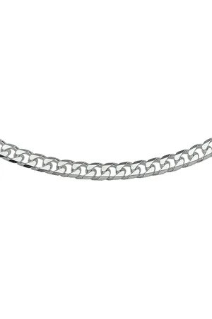 Juwelier Emo Gourmet Ketting 925 - Gerhodineerd - Breedte 6mm - Lengte 50CM