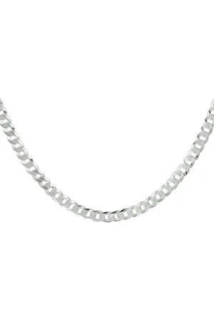 Juwelier Emo Gourmet Ketting 925 - Gerhodineerd - Breedte 4.8 mm - Lengte 45CM