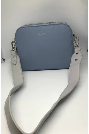 David Jones Blauwe handtas met hengsel