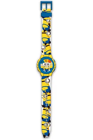 Accutime Pixar Horloge Minions Junior Digitaal 29 Cm Rubber Geel