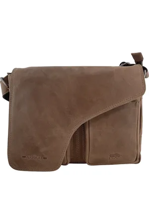 ARRIGO BELLO Schoudertassen Vrouw Crossbody Tas Dames - Grote Klep - Echt Leer