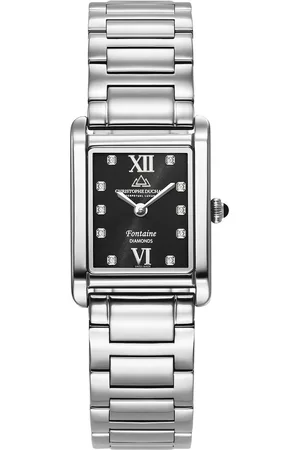 Christophe Duchamp Luxe vrouwenhorloge | Fontaine - Black |