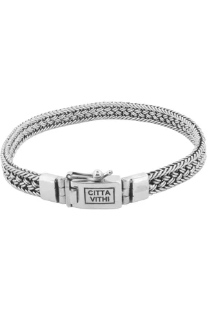 Jonline Citta Vithi Zilveren Ambachtelijke Buddha Armband model 1 maat XXL