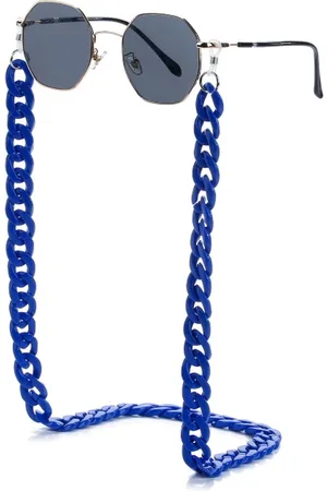Fashion Favorite Zonnebril Ketting / Brillenkoord | Kobalt | Acryl | 70 cm