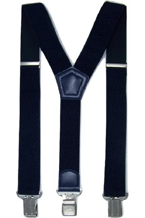Flores Lederwaren Heren - Dames Bretels – 3 brede stalen clips bretel - Unisex volwassenen -Motorrijders – Spijkerbroek – Beroepskleding – Skikleding – Kleur: .