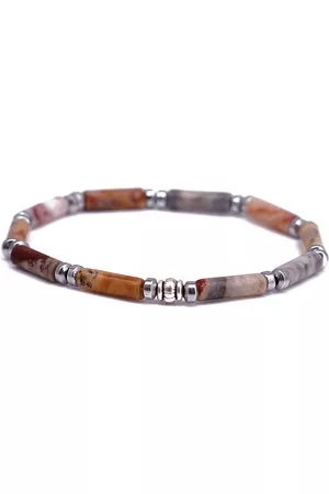 FortunaBeads Fortuna Beads – Italia Crazy Agaat– Kralen Armband – Heren & Dames – – 18cm