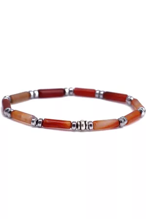 FortunaBeads Fortuna Beads – Italia Carneool – Kralen Armband – Heren & Dames – – 20cm