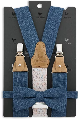 Sir Redman Bretels combi pack - Gracefull Groom blue - denimblauw