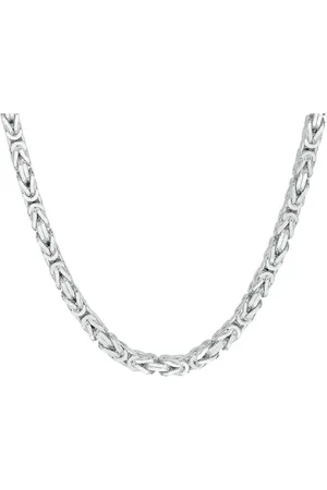 Juwelier Emo Vierkante KoningsKetting 925 Gerhodineerd – 4.0mm breed