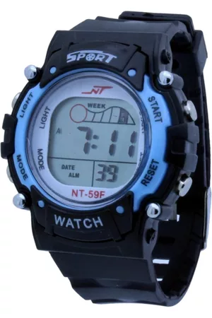 Fako Bijoux® Horloges - Kinderhorloge - Sport New Tech Metal - Mini - Blauw