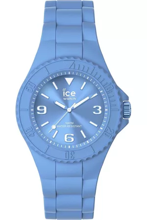 Ice-Watch Dames Horloges - Ice Watch Ice Generation - Lotus 019146 Horloge - Siliconen - Blauw - Ã˜ 34 mm