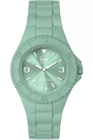 Ice-Watch Dames Horloges - Ice Watch Ice Generation - Lagoon 019145 Horloge - Siliconen - Groen - Ã˜ 34 mm