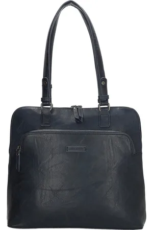 Enrico Benetti Caen 66470 Laptoptas schoudertas - 13 inch - Navy Donkerblauw