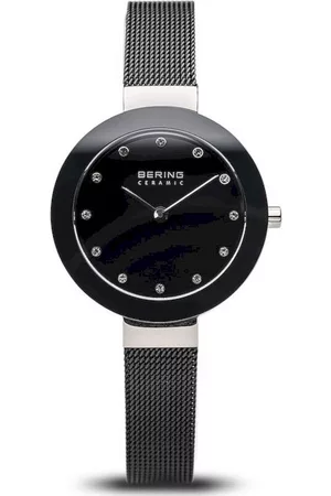 Bering Dames Horloges - Dames stalen dames horloge model 11429-102 - Horloge - Staal - Zwart - 29 mm