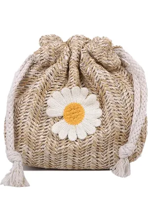ASTRADAVI Fashion Bags - Tas - Leuke Bloem Crossbodytassen - Stro Schoudertassen