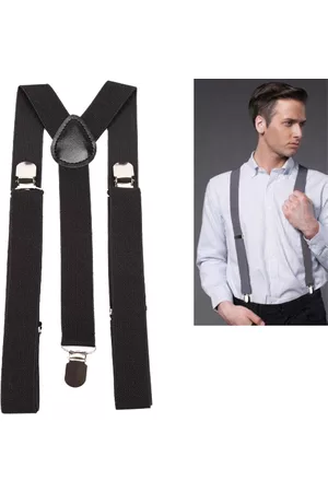 Sorprese Accessoire bretels - Bretels - Zwart - met stevige clip - luxe - heren bretels - unisex