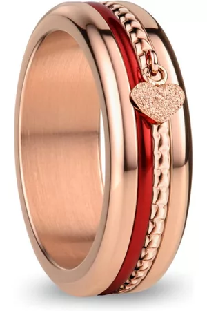 Bering Dames Ringen - Dames 526-VAL20R-73 Ringen roze goud, rood