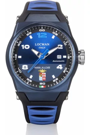 Locman Heren Horloges - Polshorloge - Heren - Marina Militare - 0556B02S-BLBLMMSB
