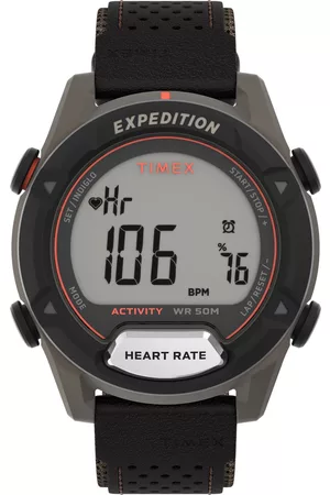 Timex Heren Horloges - Expedition® Trailblazer TW4B27100 Horloge - Textiel - Bruin - Ø 42 mm
