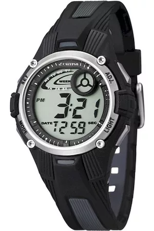 Calypso Heren Smart Horloges - Tweens K5558/6 - Horloge - Kunststof - Zwart - 35.7 mm
