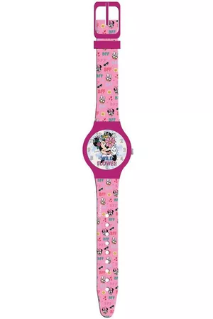 Disney Horloges - Horloge Minnie Mouse Junior 22,5 Cm Roze/blauw