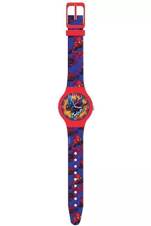 Marvel Jongens Horloges - Horloge Spider-man Jongens Siliconen Rood/blauw