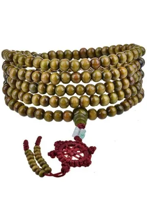 Fako Bijoux® Boeddha Armband - Buddha Kralen Armband - Sandelhout - XL