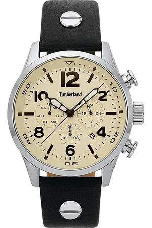 Timberland Jenness TBL.15376JS/07 - Horloge - Leer - Bruin - 44mm