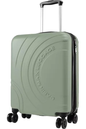Cabin Max CabinMax Velocity Handbagage Koffer - Uitbreidbaar Trolley 44L - Harde Reiskoffer - 55x40x20/25 cm - Lichtgewicht - Groot Capaciteit - Bodo Green