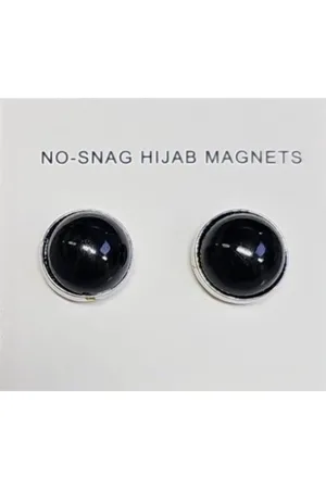 Fako Bijoux® 2x Magnetische Broche Parel Acryl - Magneetbroche - Hoofddoek Magneet - Sjaal - Hijab Accessoires- Abaya - 16mm - 2 Stuks