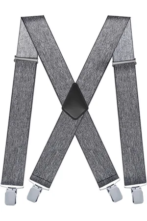 Fako Fashion Brede Heren Bretels - Volwassenen - 50mm Breed - 4 Clips - 28mm Brede Clips - XL - 120cm
