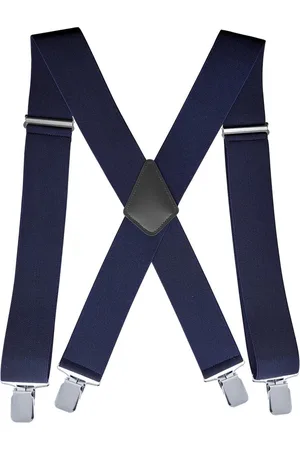 Fako Fashion Brede Heren Bretels - Volwassenen - 50mm Breed - 4 Clips - 28mm Brede Clips - XL - 120cm