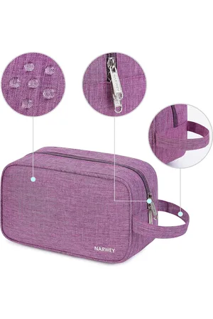 Merkloos Toilettas voor vrouwen, reistas, make-uptas voor toiletartikelen, accessoires, cosmetica