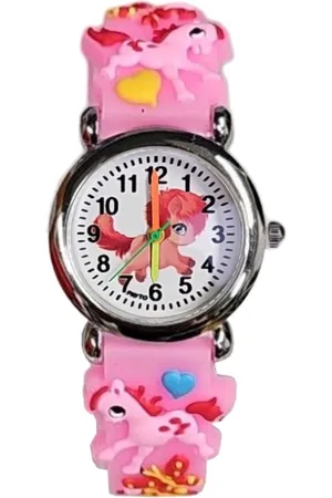 Fako Bijoux® Kinderhorloge - 3D - Eenhoorn Mini - Roze