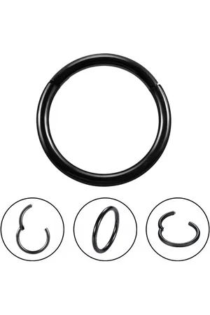 Fako Bijoux® Chirurgisch Stalen Ring Piercing - Diameter 8mm - Dikte 1.2mm - Ringetje geschikt voor Helix, Tragus, Septum, Lip, Neus & Wenkbrauw